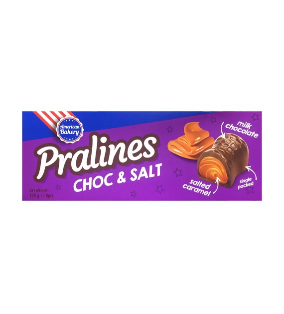 American Bakery Pralines Choc & Salt 128g