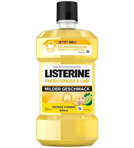 Listerine Fresh Ginger & Lime 600ml