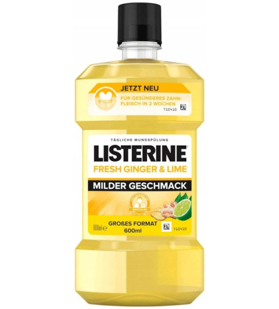 Listerine Fresh Ginger & Lime 600ml
