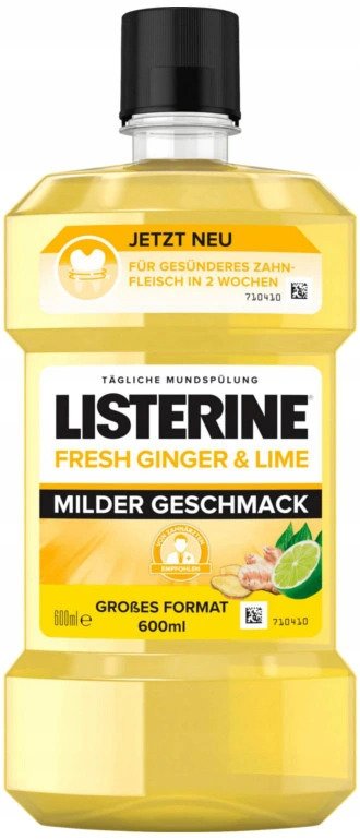 Listerine Fresh Ginger & Lime 600ml