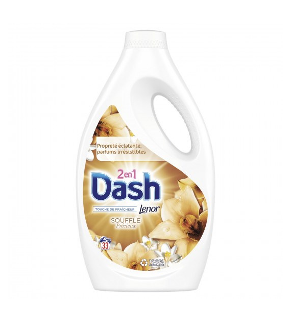 Dash 2en1 Lenor Souffle Precieux Gel 33p 1,8L