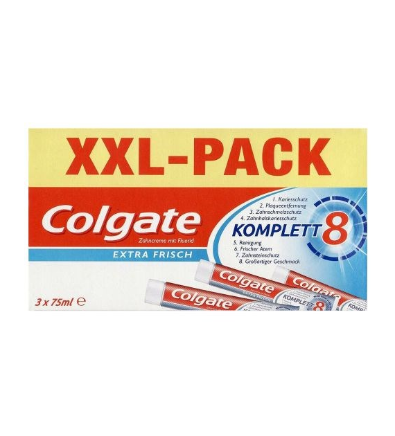Colgate Extra Frisch Komplett 3 Pack 3x75ml 225ml