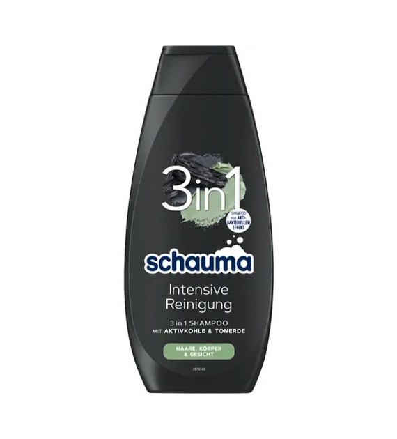 Schauma Intensive Aktivkohle Tonerde Szampon 400ml