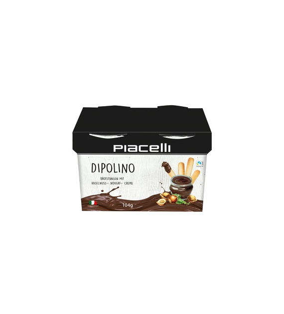 Piacelli Dipolino Haselnuss-Nougat-Stangen 104g
