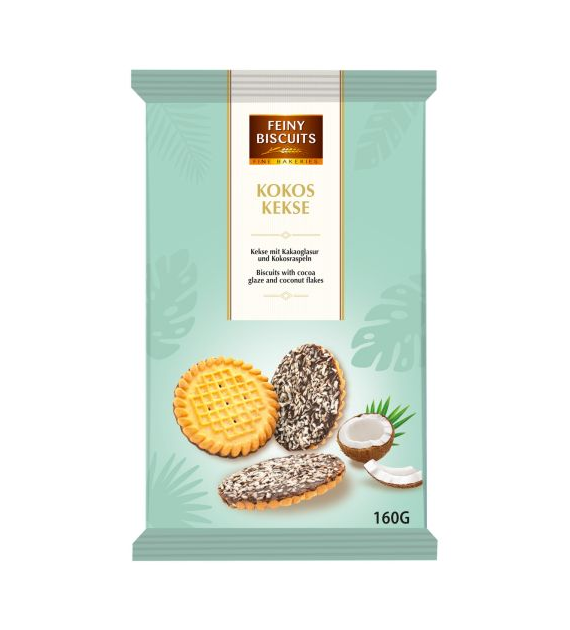 Feiny Biscuits Kokos Kekse Ciastka 160g