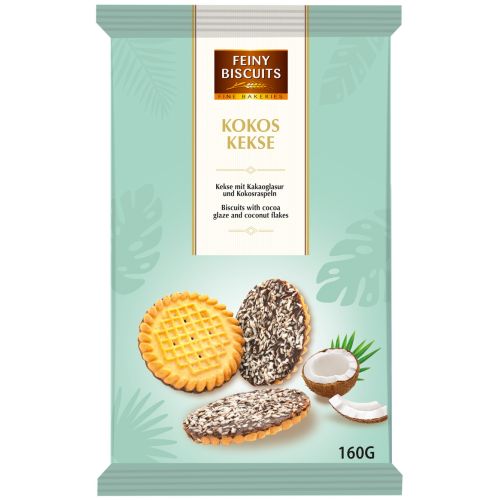 Feiny Biscuits Kokos Kekse Ciastka 160g