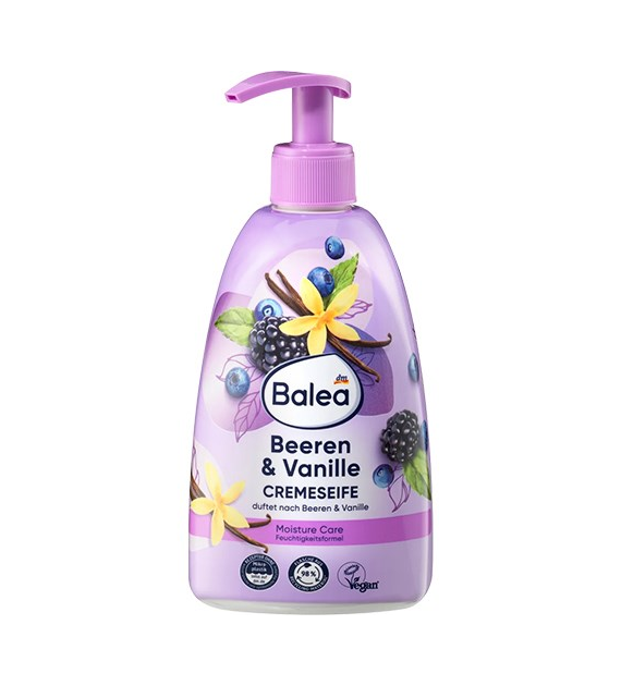 Balea Cremeseife Beeren & Vanille Mydło 500ml