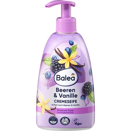 Balea Cremeseife Beeren & Vanille Mydło 500ml