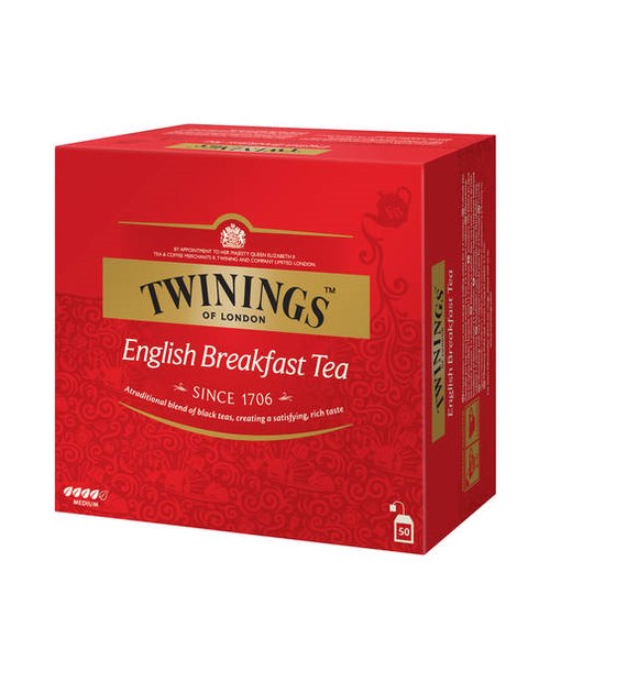 Twinings English Breakfast Herbata 50szt 100g