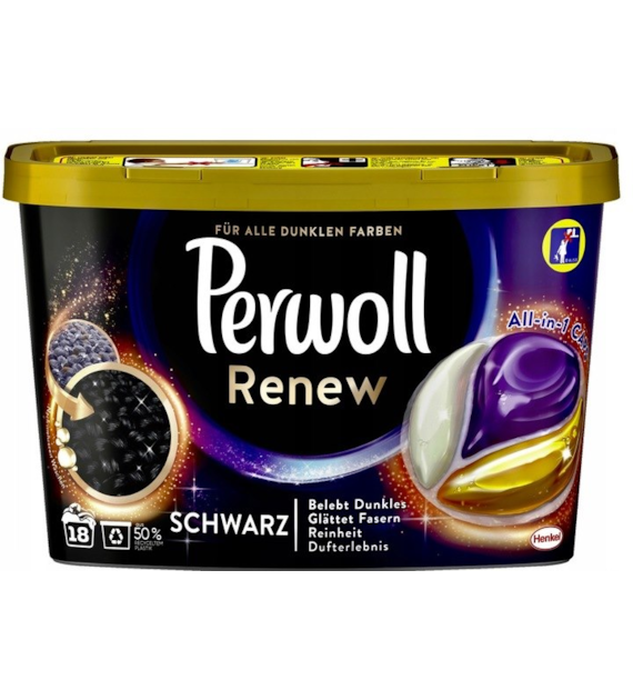 Perwoll Renew & Care Black Caps 18p 261g