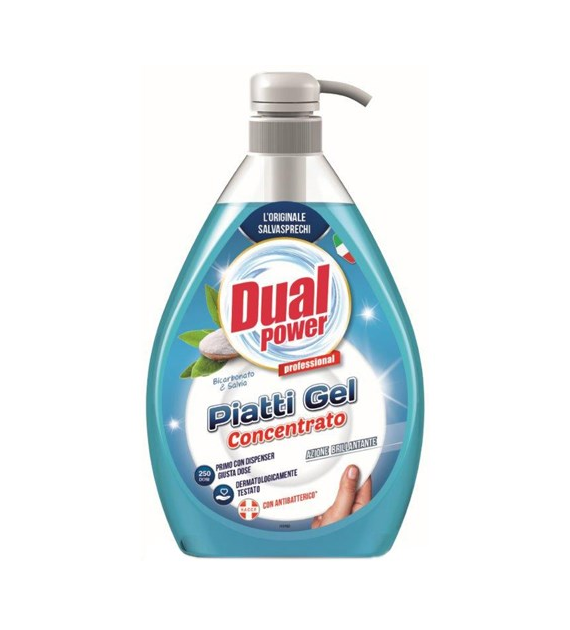 Dual Power Piatti Gel Bicarbonato do Naczyń 1L