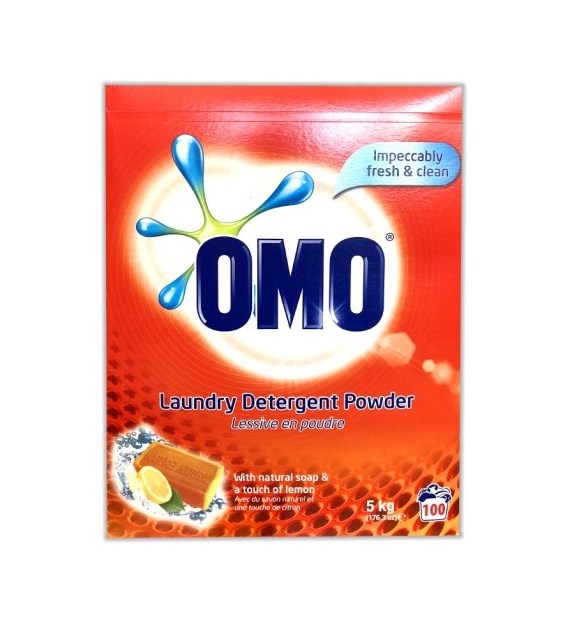 OMO Natural Soap & Lemon Proszek 100p 5kg