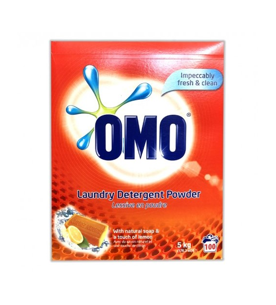 OMO Natural Soap & Lemon Proszek 100p 5kg