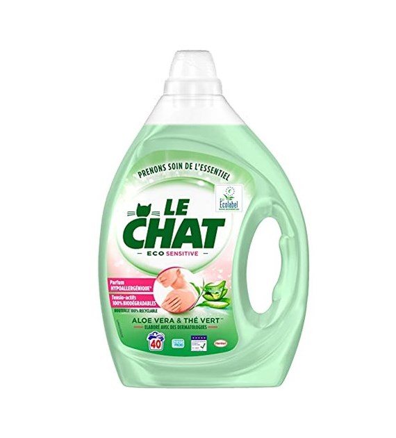 Le Chat Eco Sensitive Aloe Vera Gel 40p 2L