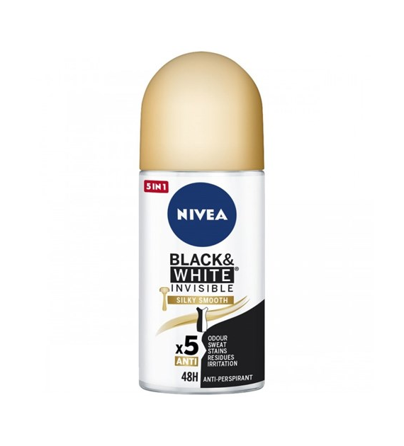 Nivea Black & White Silky Smooth Kulka 50ml