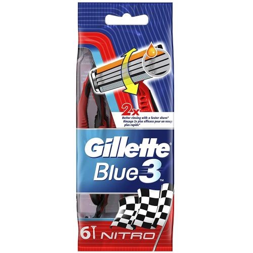 Gillette Blue 3 Nitro 6szt