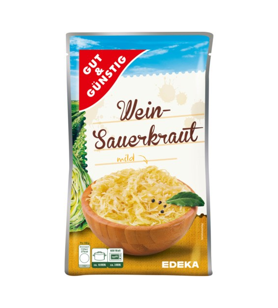 G&G Wein-Sauerkraut Mild Kapusta Kiszona 520g
