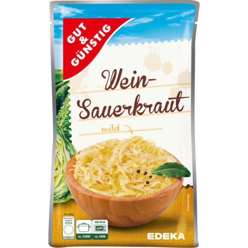 G&G Wein-Sauerkraut Mild Kapusta Kiszona 520g