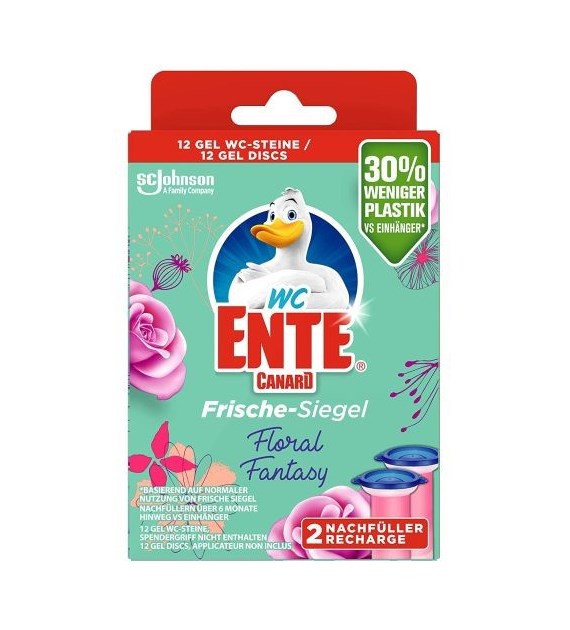 WC Ente Frische Siegel Floral Zapas Stempel 36ml