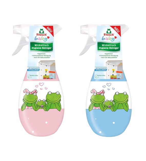 Frosch Baby Wickeltisch Hygiene-Reiniger Spr 400ml