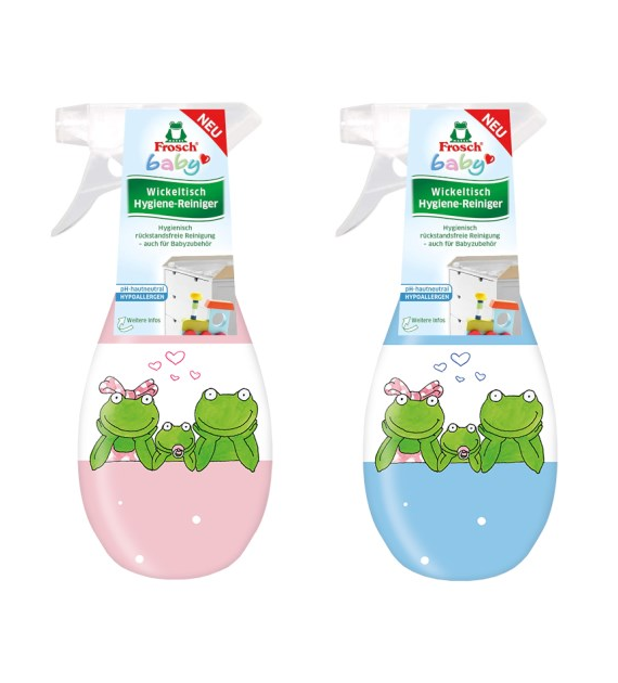 Frosch Baby Wickeltisch Hygiene-Reiniger Spr 400ml