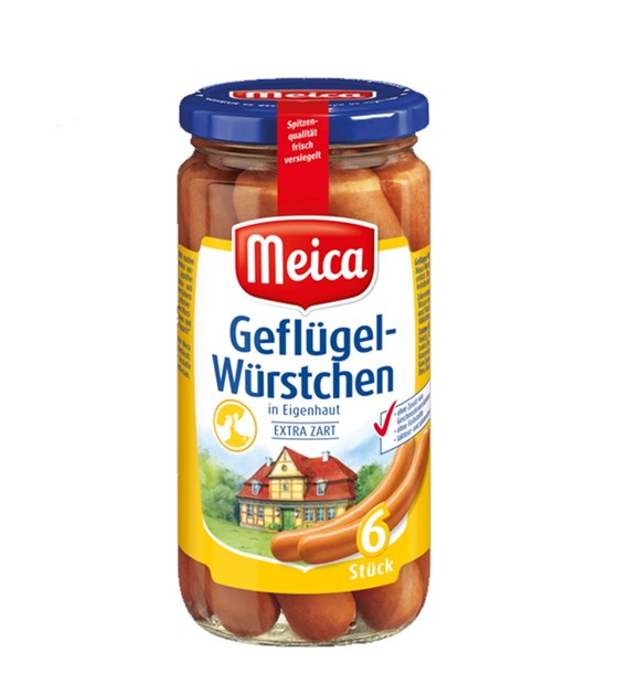Meica Geflugel Wurstchen Parówki 6szt 380g