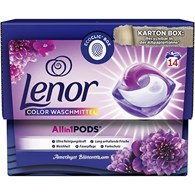 Lenor All in 1 Pods Color Amethyst Box 14p 333g