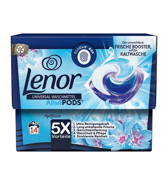 Lenor All in 1 Pods Universal Aprilfrisch 14p 270g