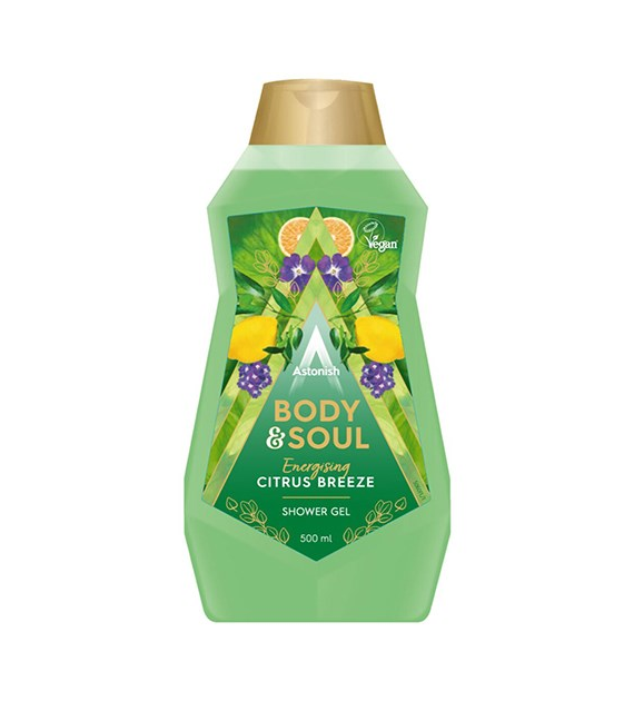 Astonish Body & Soul Citrus Breeze Gel 500ml