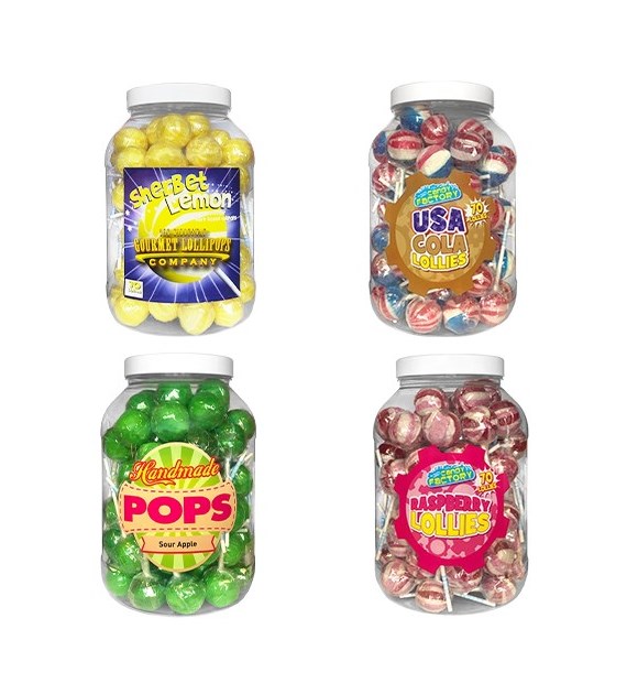 Lizaki 70szt Słoik MIX 1,7kg