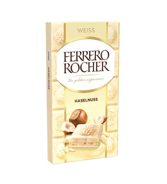 Ferrero Rocher Haselnuss Weiss Czekolada 90g