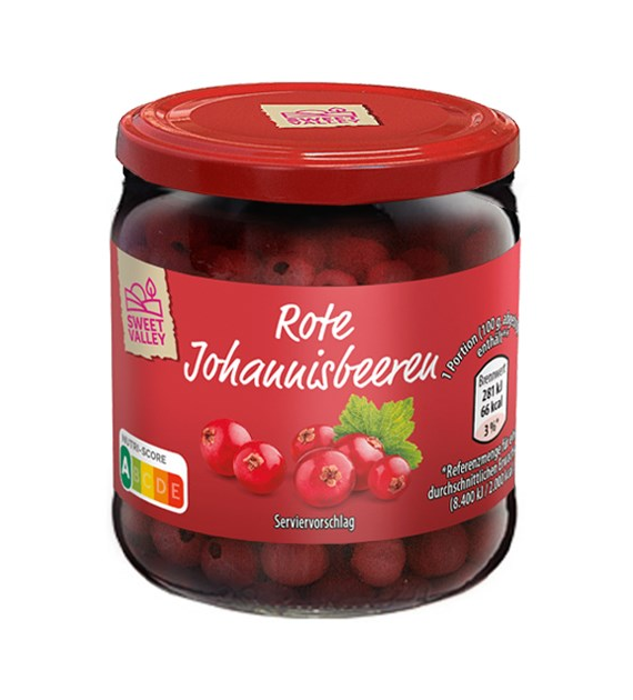 Sweet Valley Rote Johannisbeere Porzeczka 150/410g