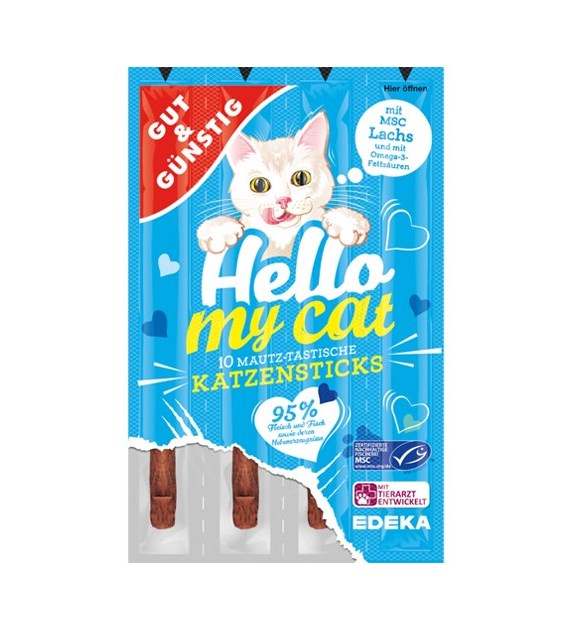 G&G Hello My Cat Katzensticks Lachs 10szt 50g
