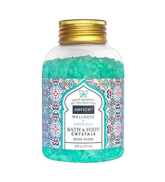 Sence Wellness Emerald Bath&Foot Crystals Sól 600g