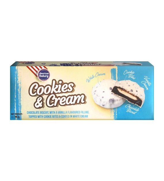 American Bakery Cookies & Cream Ciastka 96g
