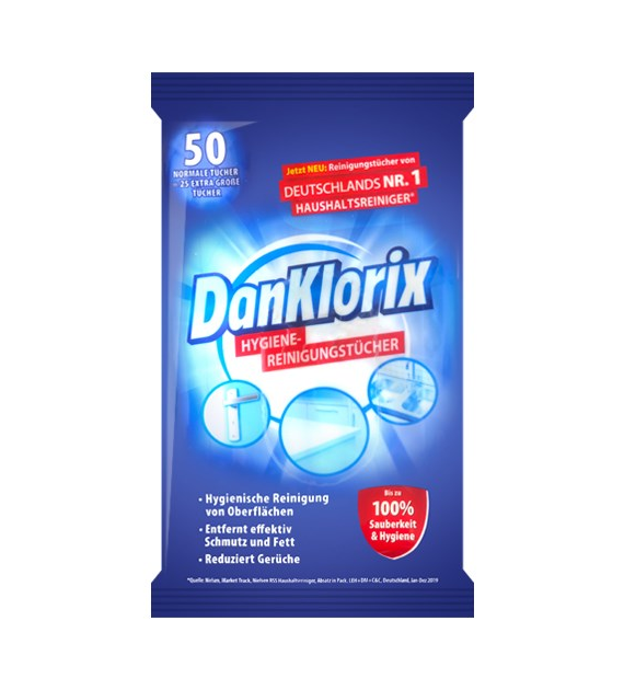 Dan Klorix Reinigungstucher Chusteczki 50szt