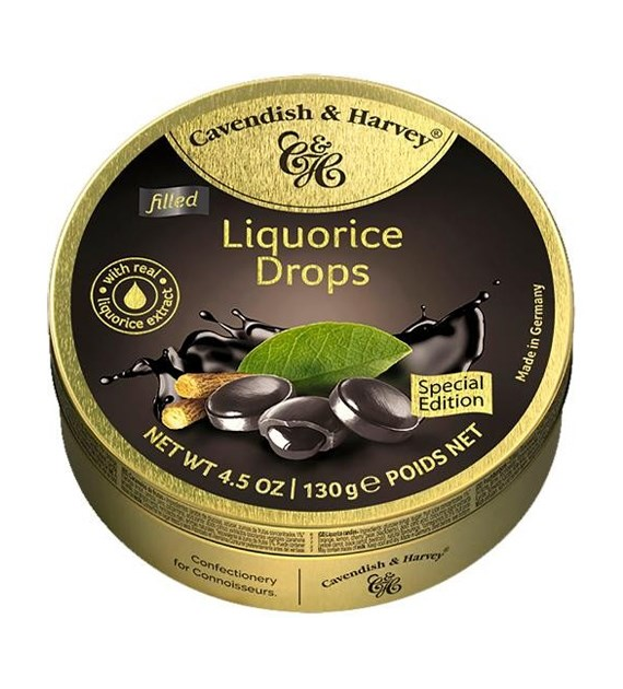 C&H Liquorice Drops 130g