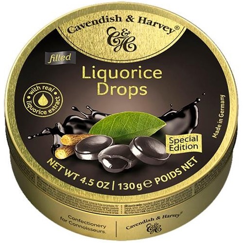 C&H Liquorice Drops 130g