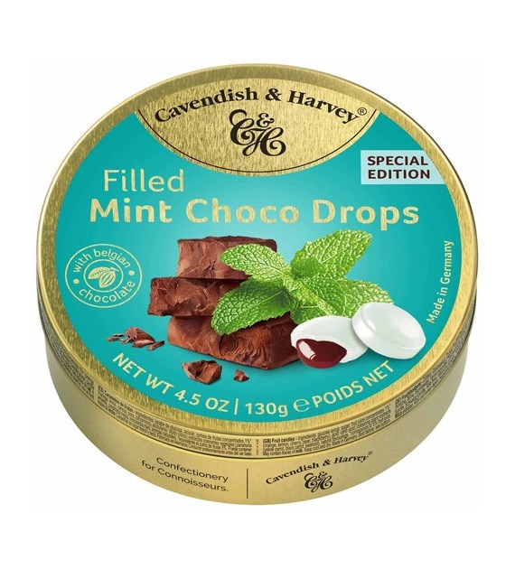 C&H Filled Mint Choco Drops 130g