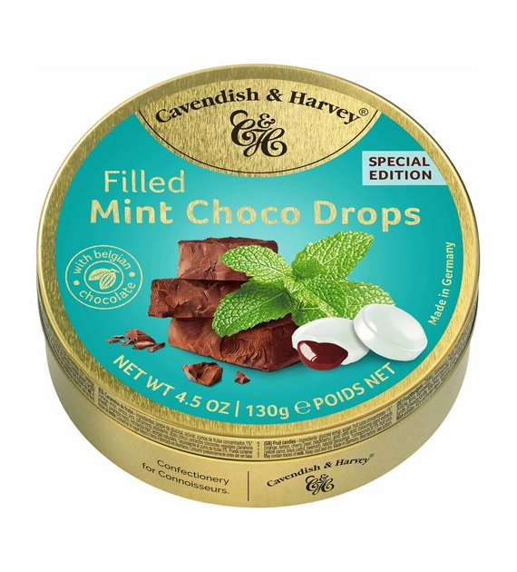 C&H Filled Mint Choco Drops 130g