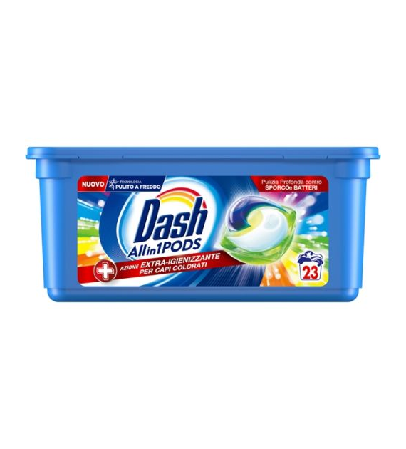 Dash All in 1 Pods Extra Igienizz Color 23p 625g