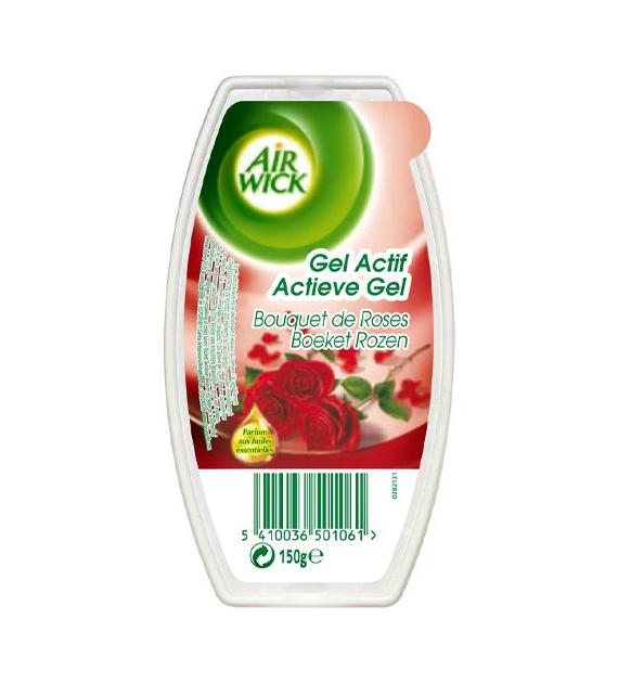 Air Wick Gel Actif Bouquet de Roses Odś 150g