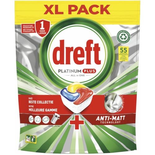 Dreft Platinum Plus Citron Tabs 55szt 853g