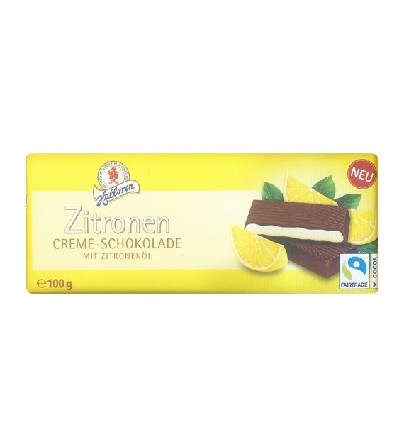 Halloren Creme-Schokolade Zitronen 100g