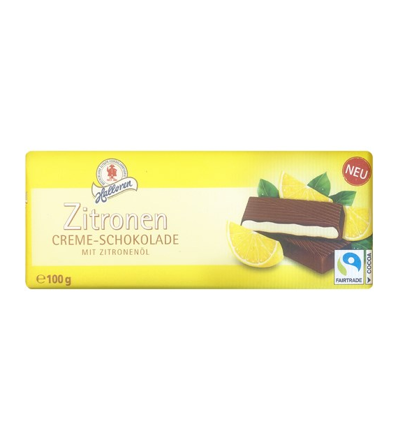 Halloren Creme-Schokolade Zitronen 100g