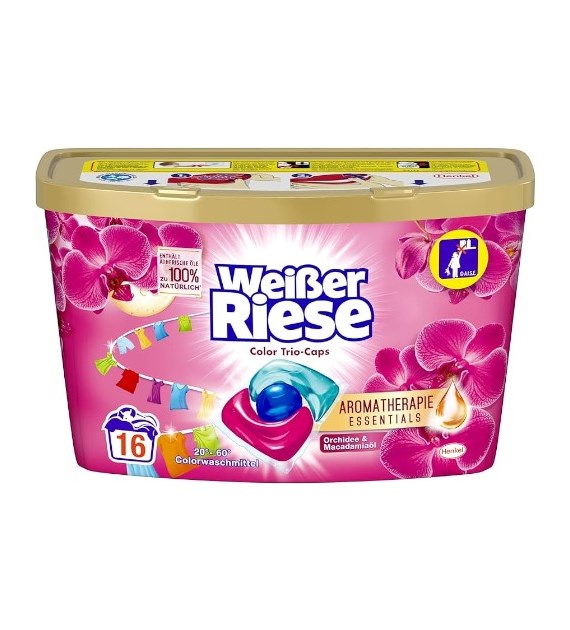 Weißer Riese Color Trio-Caps Orchidee 16p 208g