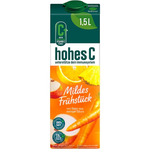 Hohes C Mildes Fruhstuck Sok Karton 1,5L