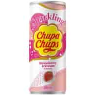 Chupa Chups Sparkling Strawberry & Cream 250ml