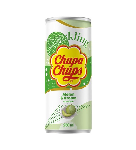 Chupa Chups Sparkling Melon & Cream 250ml