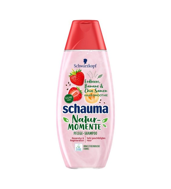 Schauma Natur Momente Erdbeer Banane Szampon 400ml